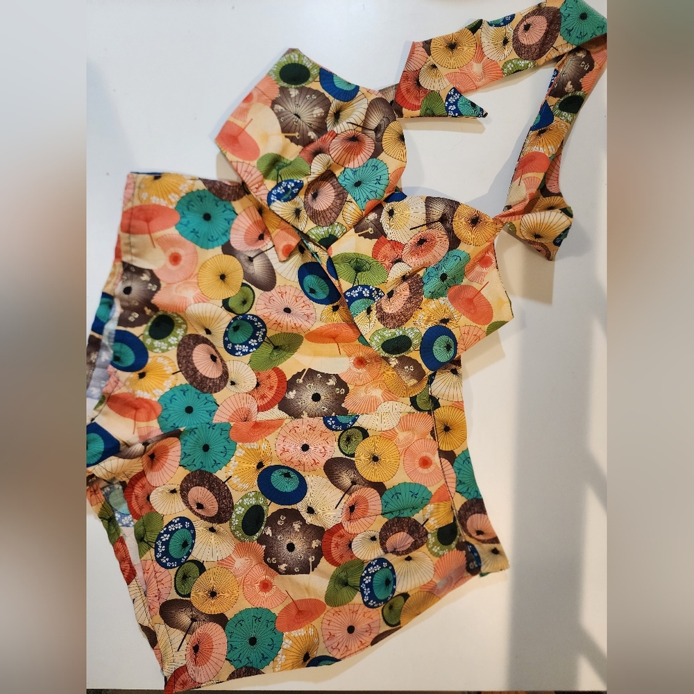 One-of-a-kind Vintage Style Playsuit Sz S